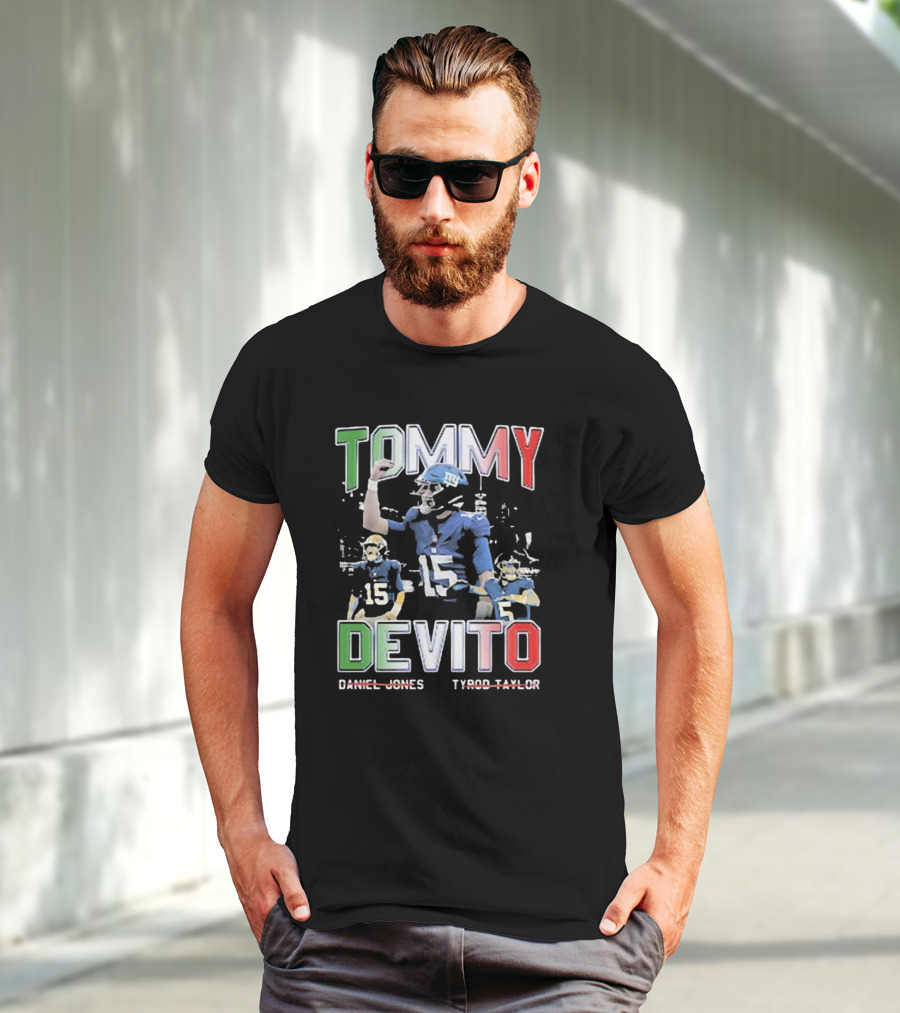 Tommy Devito New York Giants Daniel Jones Tyrod Taylor T-Shirt