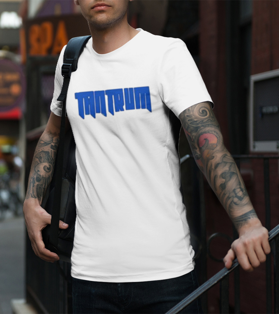 Waterparks Tantrum Blue Lettering T-Shirt