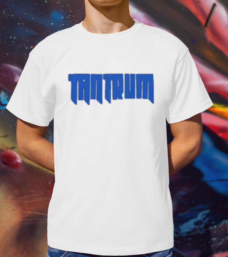 Waterparks Tantrum Blue Lettering T-Shirt