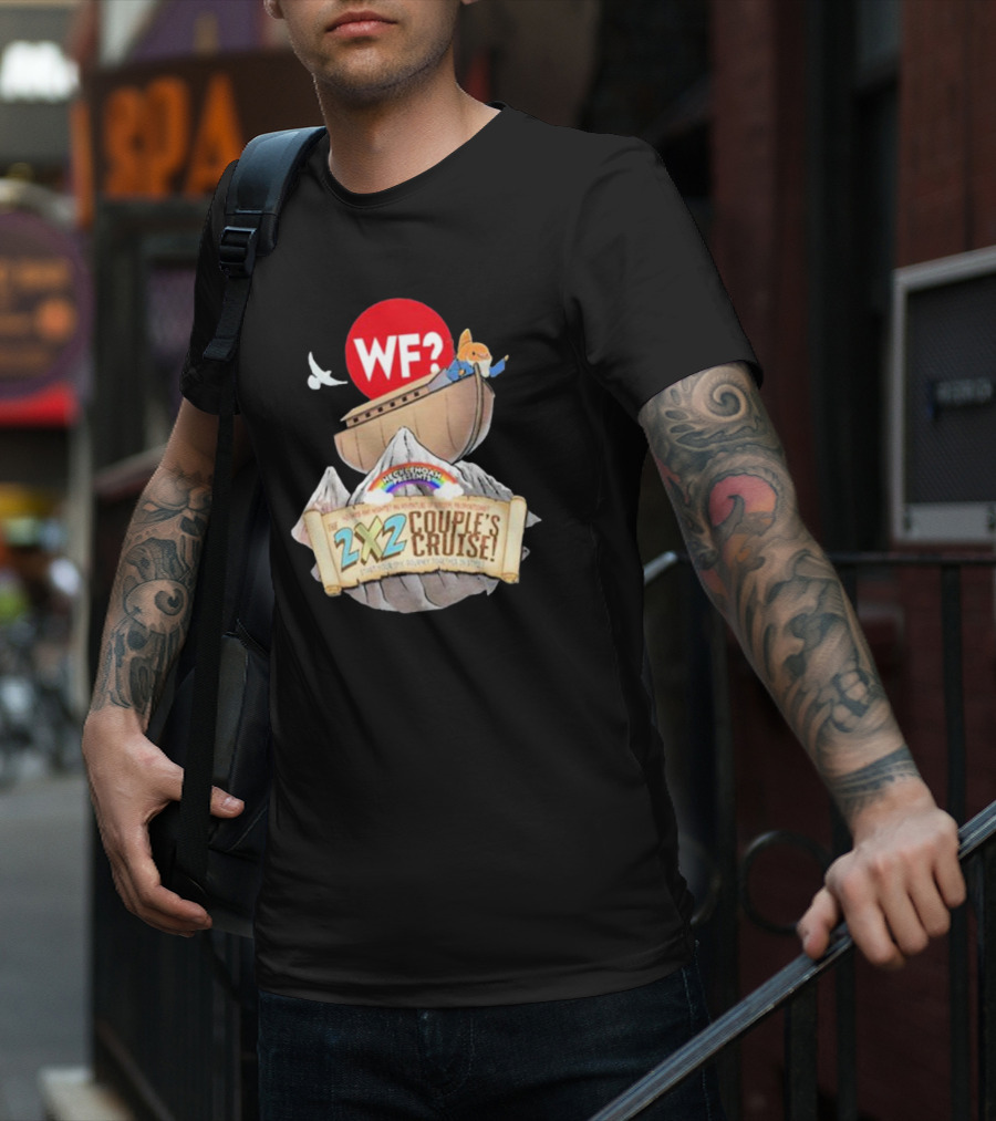 WF? Hecklenoah Presents 2x2 Couple's Cruise Journey Mount Ararat Experience T-Shirt