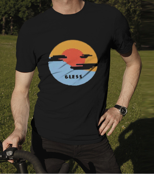 Pixel Sunset Six Less T-Shirt