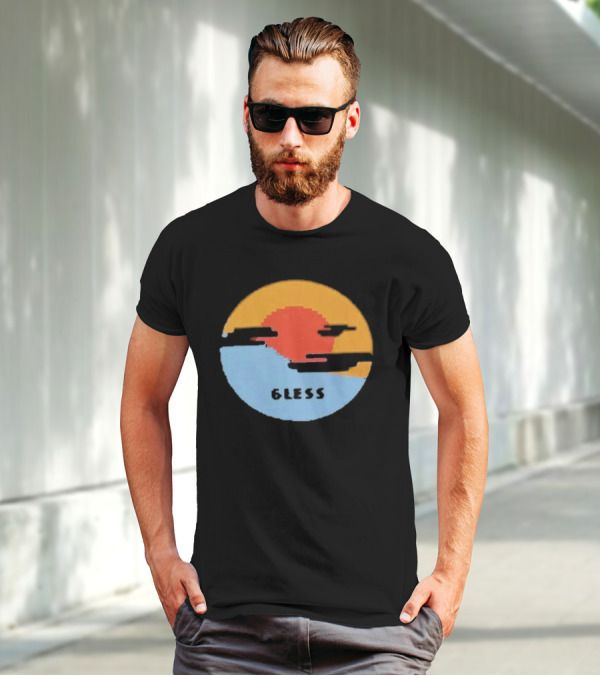 Pixel Sunset Six Less T-Shirt
