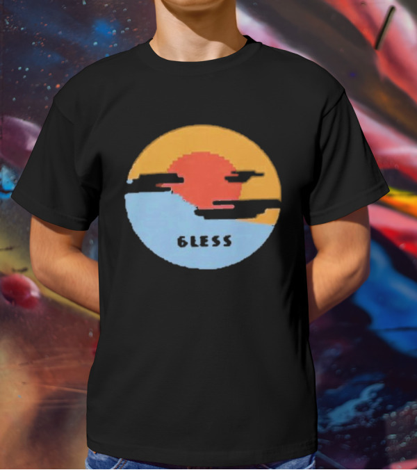Pixel Sunset Six Less T-Shirt