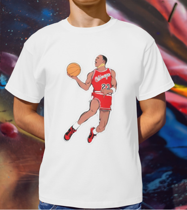 Slam Dunk From The Goat Chicago 23 Basketball Legend T-Shirt