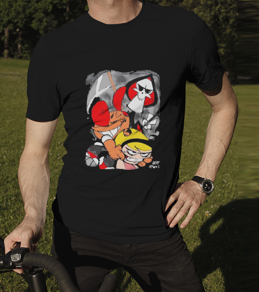 Grim Adventures Billy Mandy Cartoon Network Fan Art Freddy Ramirez T-Shirt