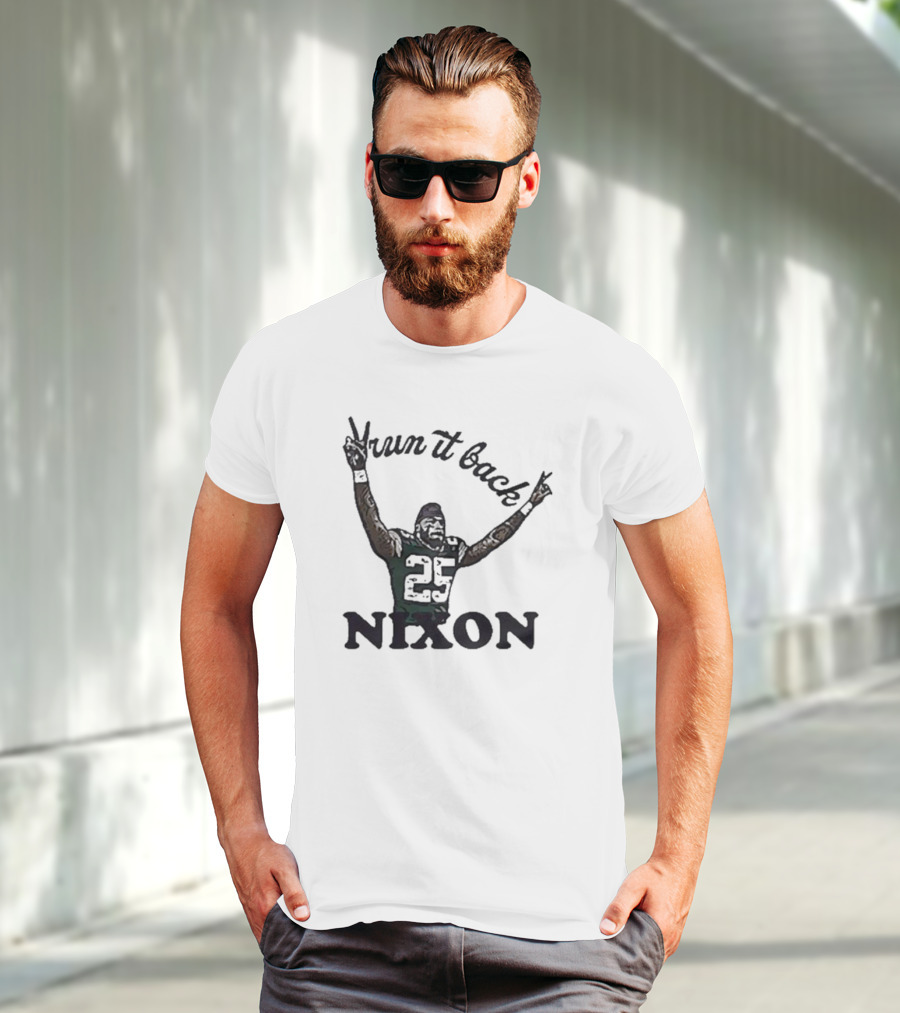 Campeche Collective Run It Back Nixon Victory Pose 25 T-Shirt