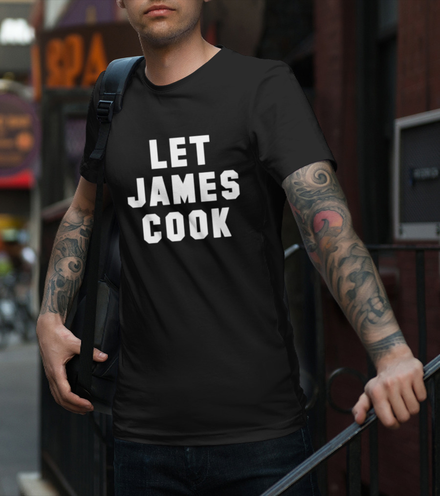 Let James Cook Football Fan T-Shirt