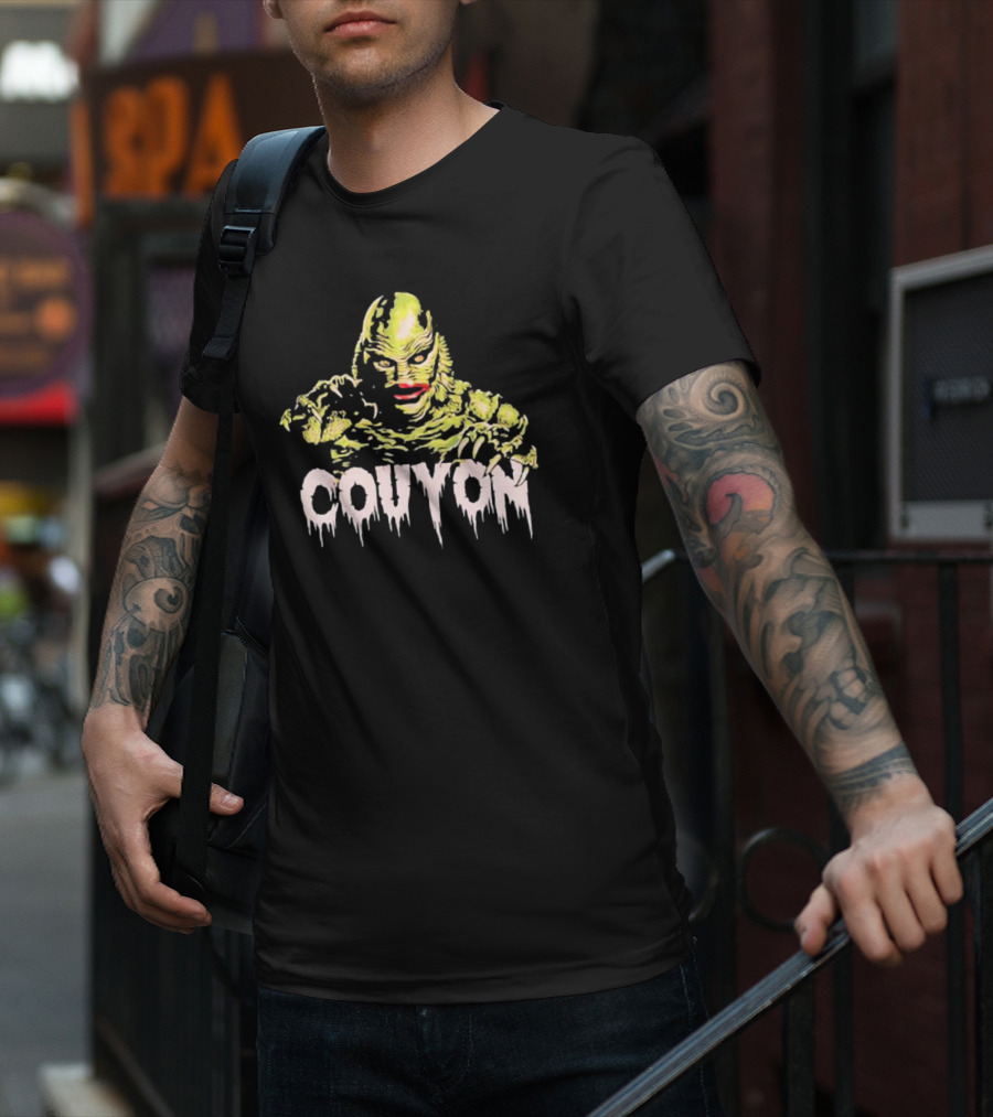 Couyon Cajun Monster From The Deep Swamp Creature T-Shirt