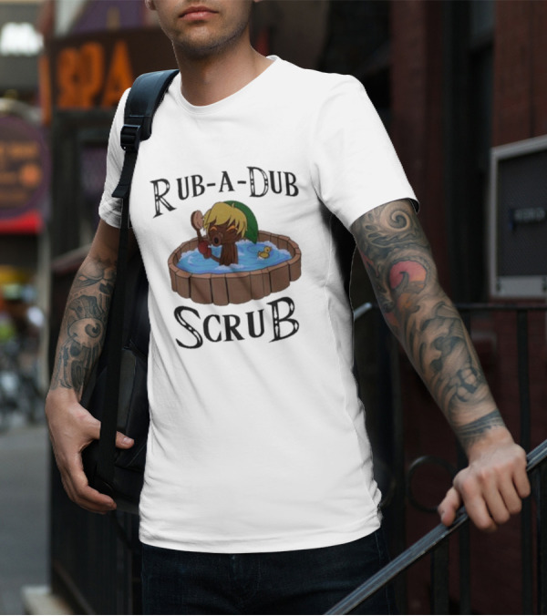 Rub-A-Dub Scrub Deku Tree Bath With Rubber Duck T-Shirt