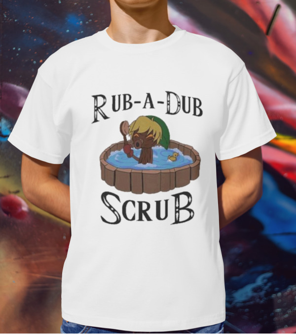 Rub-A-Dub Scrub Deku Tree Bath With Rubber Duck T-Shirt
