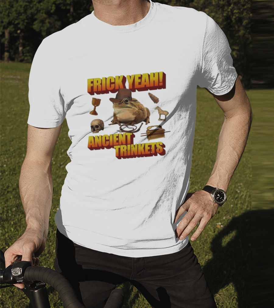 Frick Yeah Cowboy Frog Ancient Trinkets T-Shirt