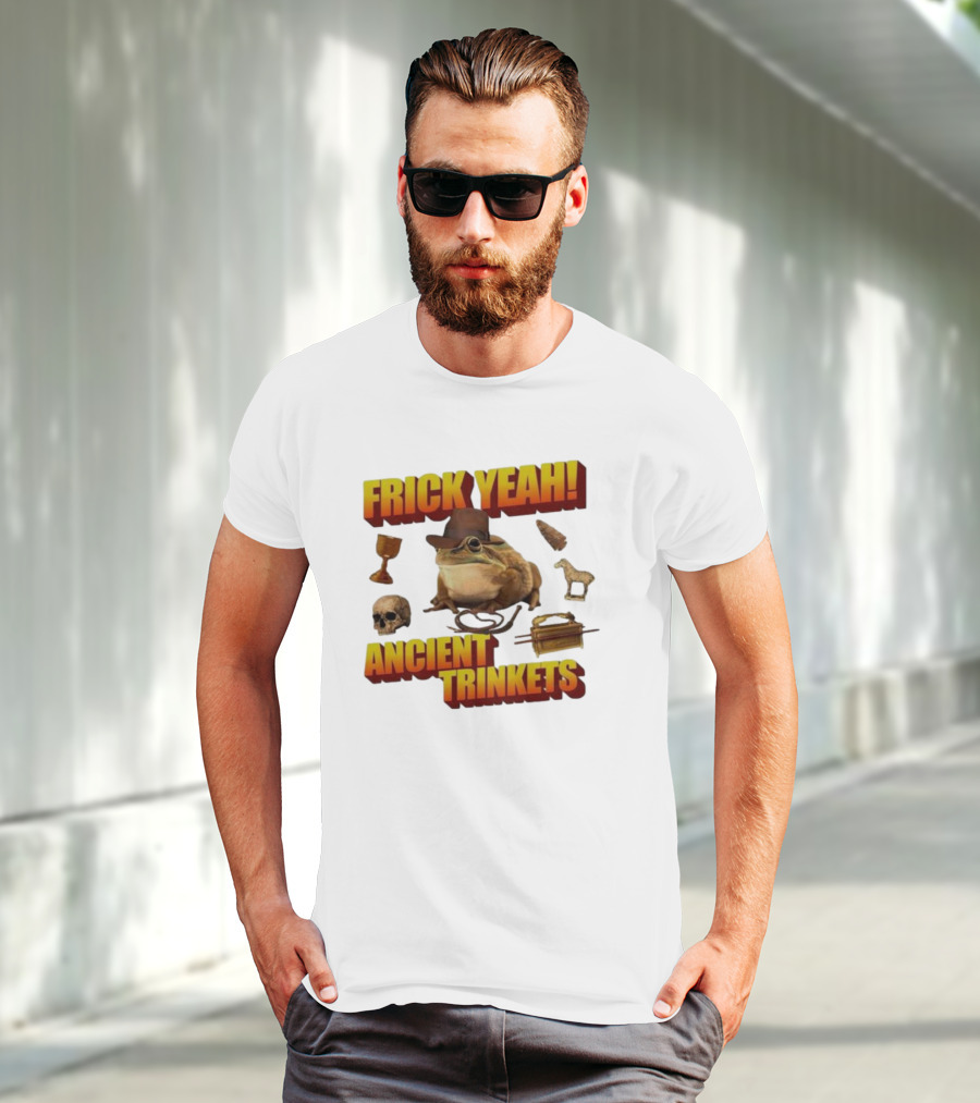 Frick Yeah Cowboy Frog Ancient Trinkets T-Shirt