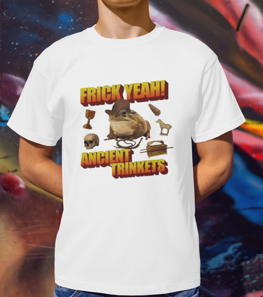 Frick Yeah Cowboy Frog Ancient Trinkets T-Shirt
