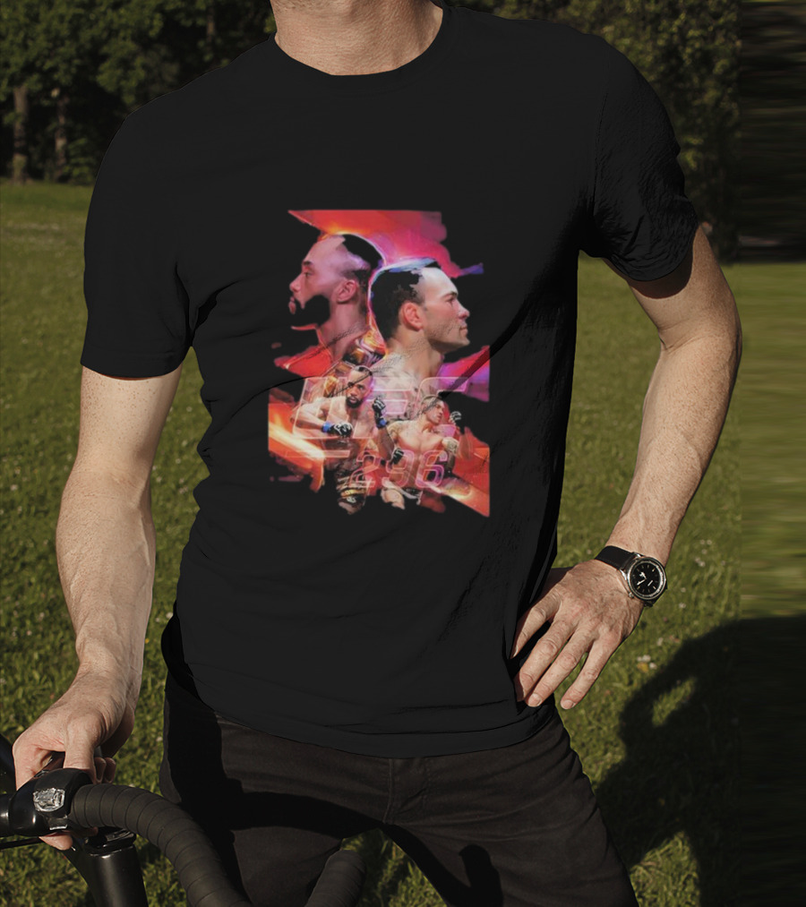 Men’s UFC 296 Fighter Portrait Series Dynamic Action T-Shirt