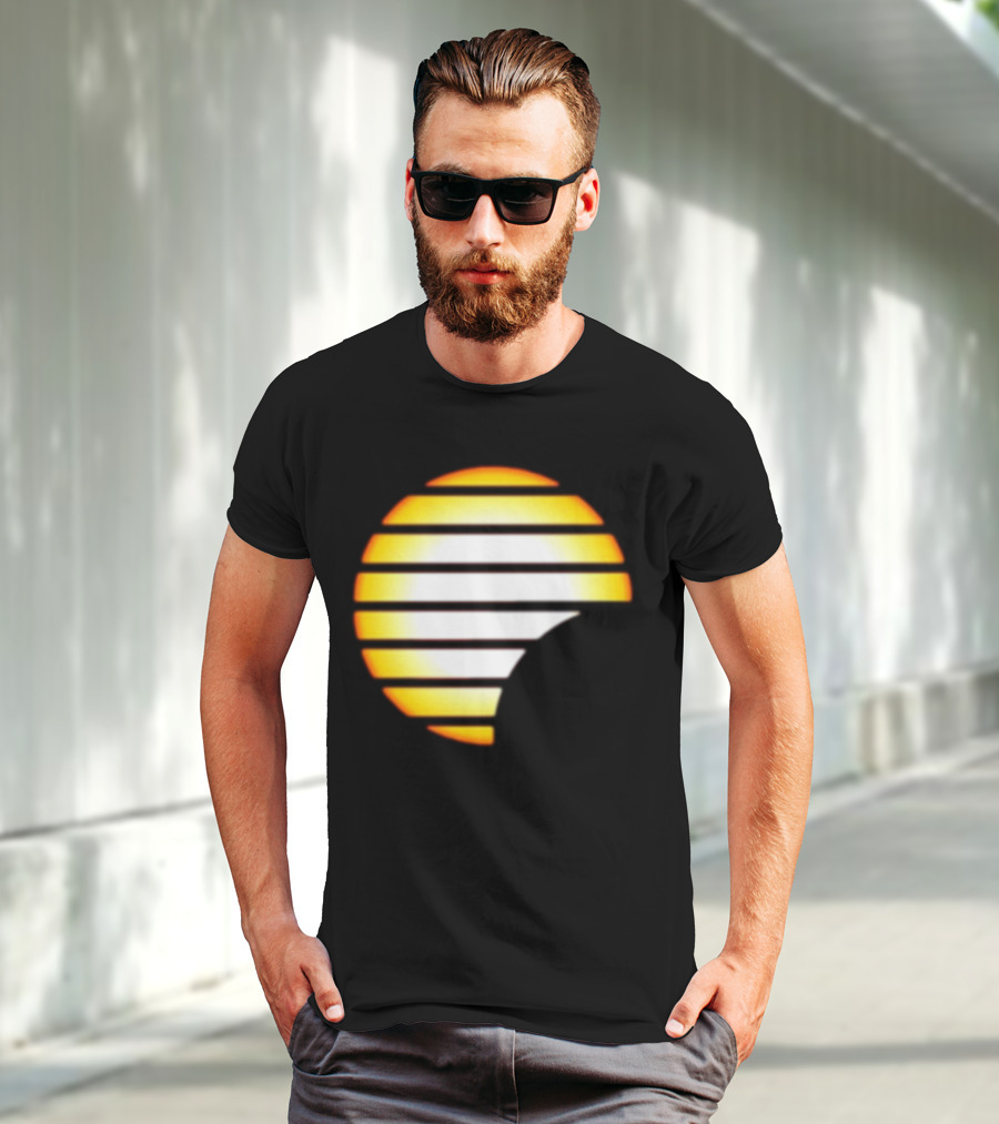 Quality Magna Cartel Sun Logo Magna Carta Magna Carta Cartel Sunset Stripes Circular T-Shirt
