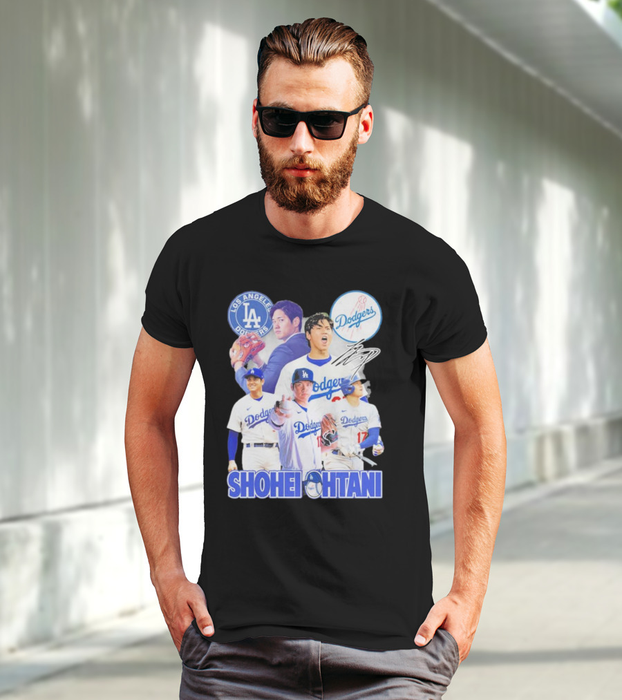 Los Angeles Dodgers Shohei Ohtani Dodger Stadium Arrival T-Shirt
