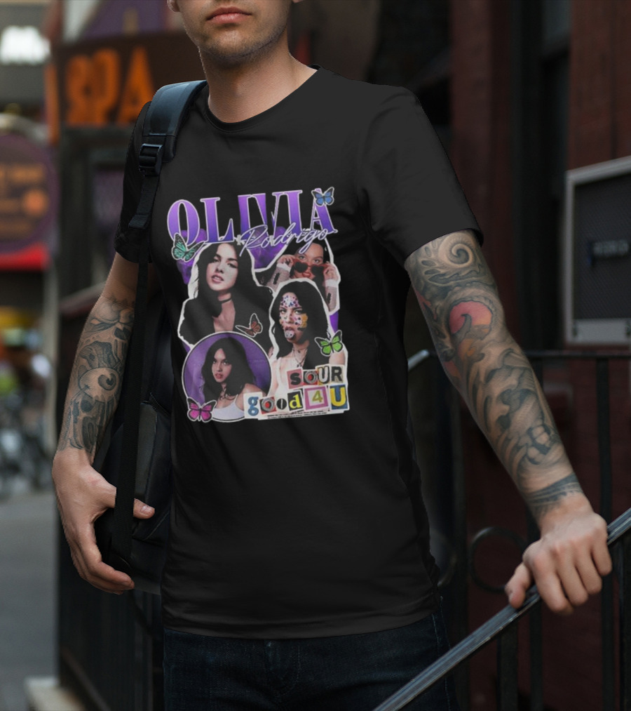 Olivia Rodrigo Sour Good 4 U Butterfly T-Shirt