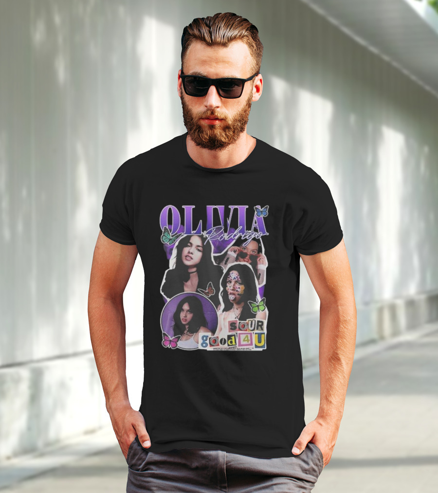 Olivia Rodrigo Sour Good 4 U Butterfly T-Shirt
