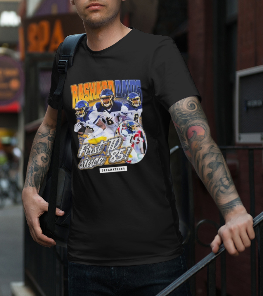 Rashard Davis Dreamathon First TD Since 1985 T-Shirt