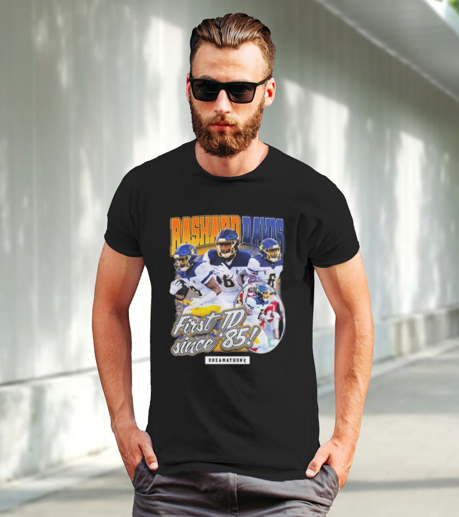 Rashard Davis Dreamathon First TD Since 1985 T-Shirt