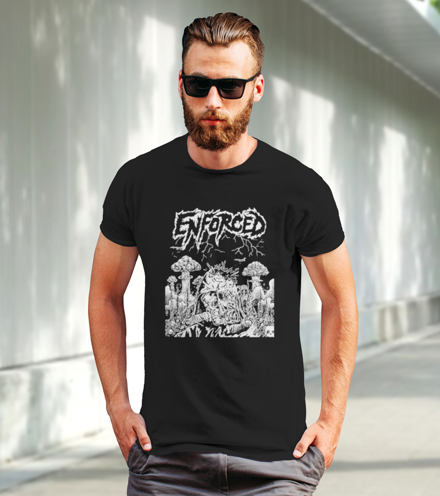 Enforced UXO Apocalyptic Skull Explosions T-Shirt