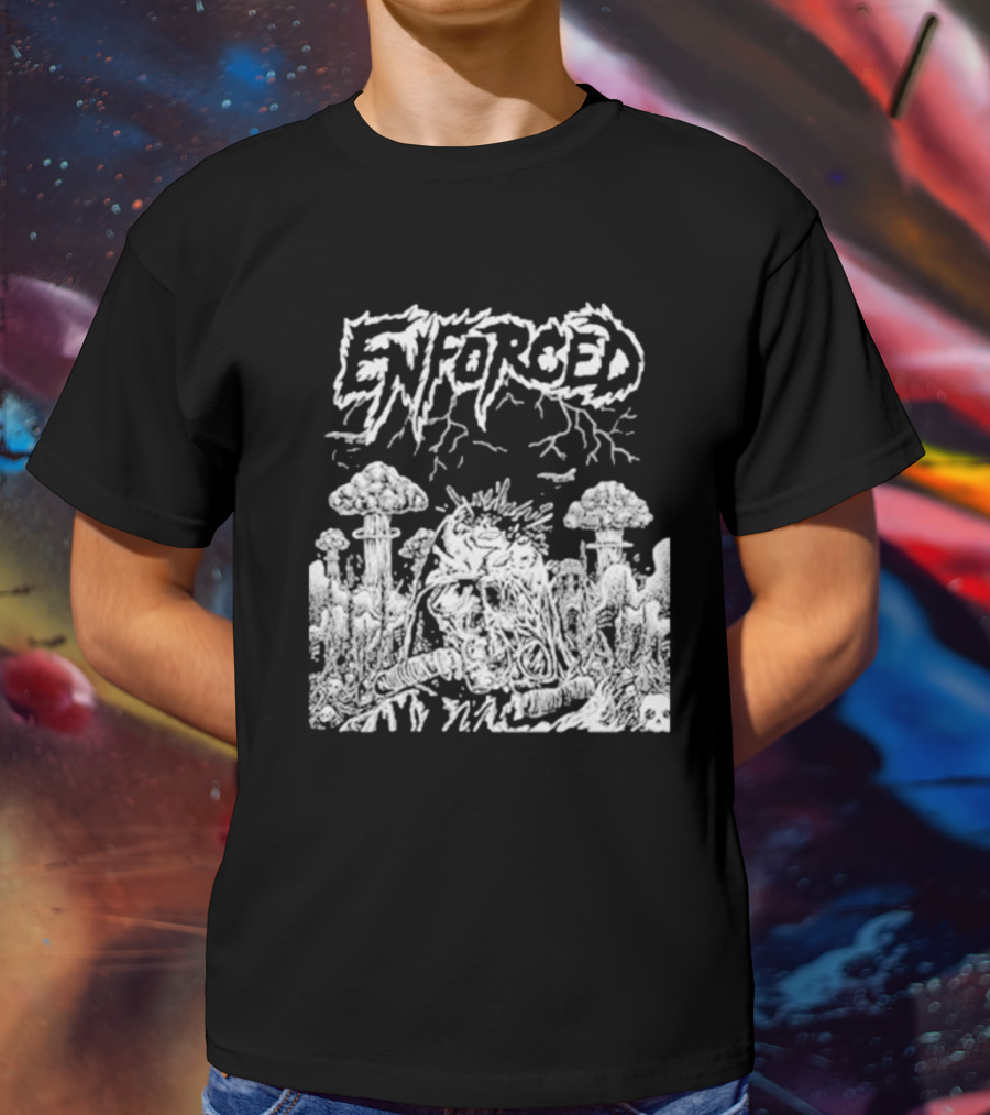 Enforced UXO Apocalyptic Skull Explosions T-Shirt