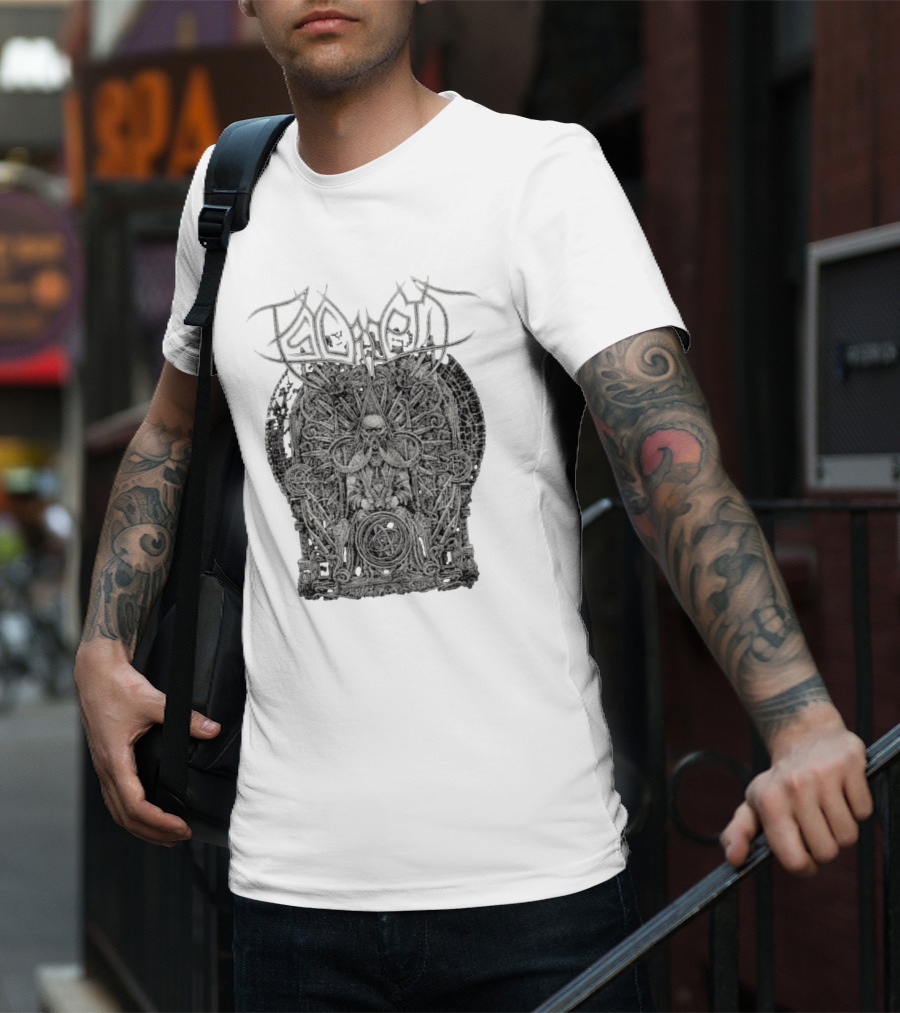 Psycroptic Intricate Skull Throne T-Shirt