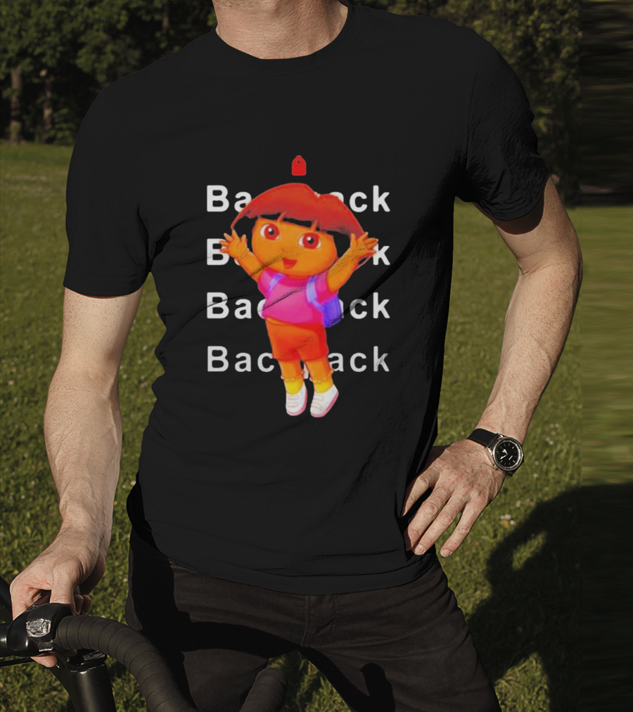 Dora Backpack Adventures Playful Youthful T-Shirt