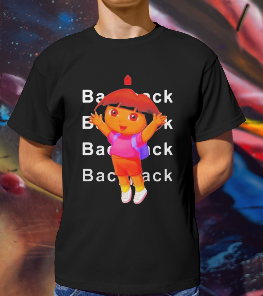 Dora Backpack Adventures Playful Youthful T-Shirt