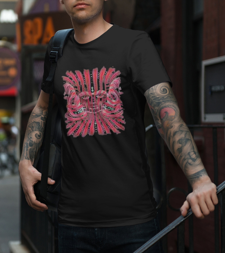Tool Three Red Faces Psychedelic Band T-Shirt