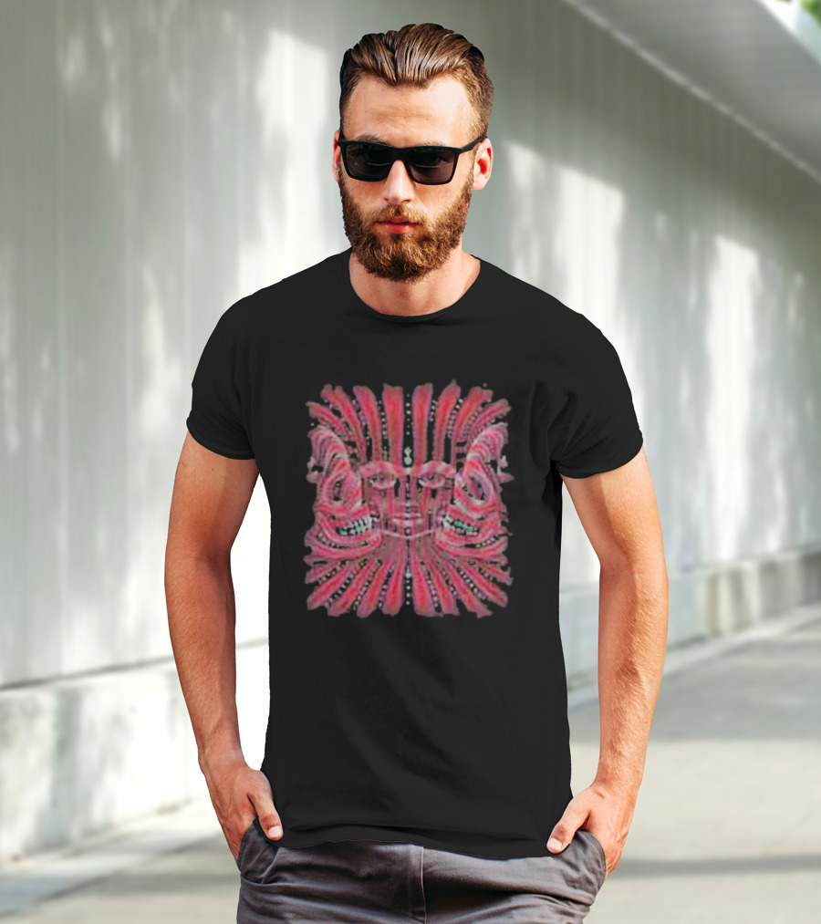 Tool Three Red Faces Psychedelic Band T-Shirt