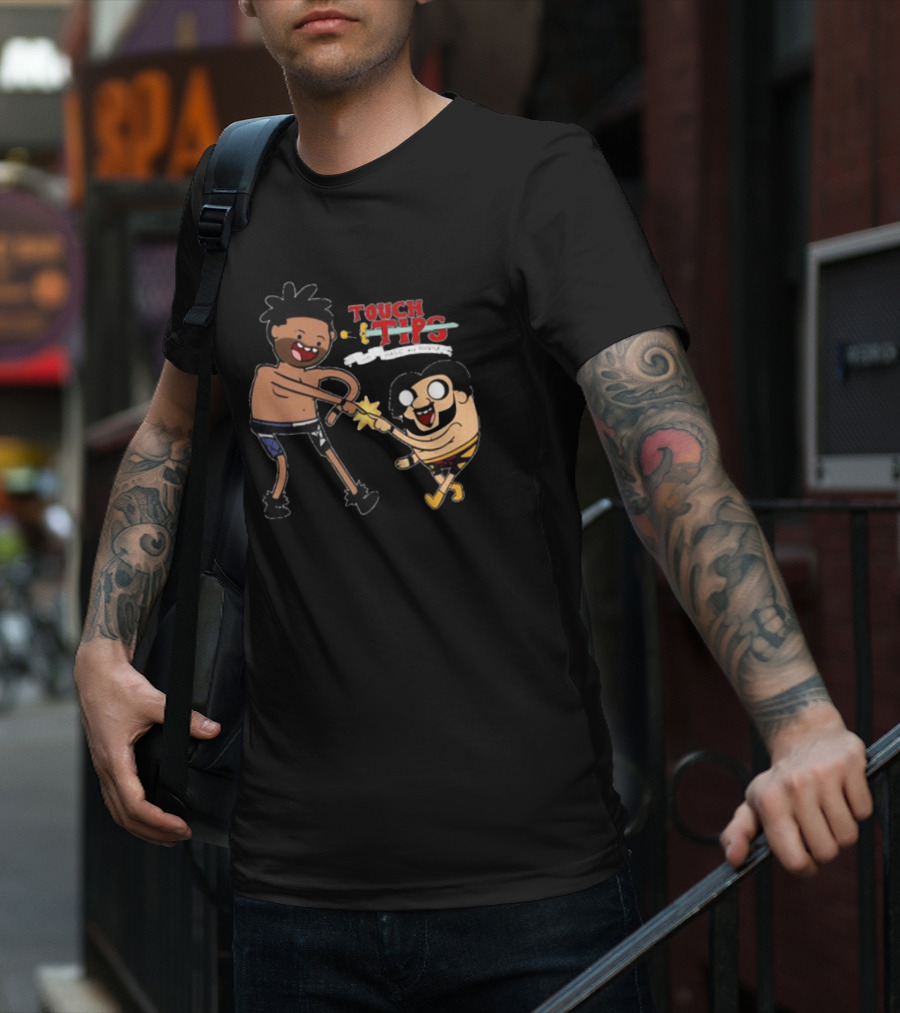 Touching Tips M Men On Mushrooms T-Shirt