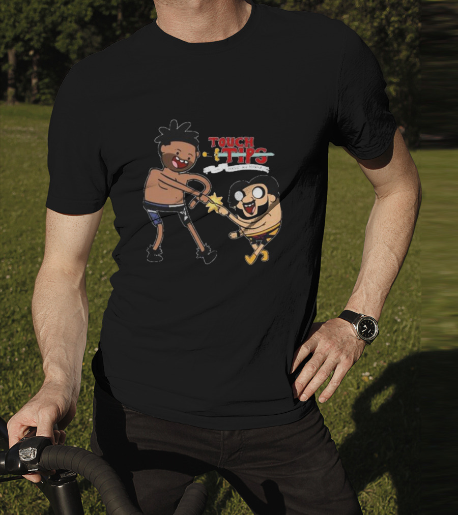 Touching Tips M Men On Mushrooms T-Shirt