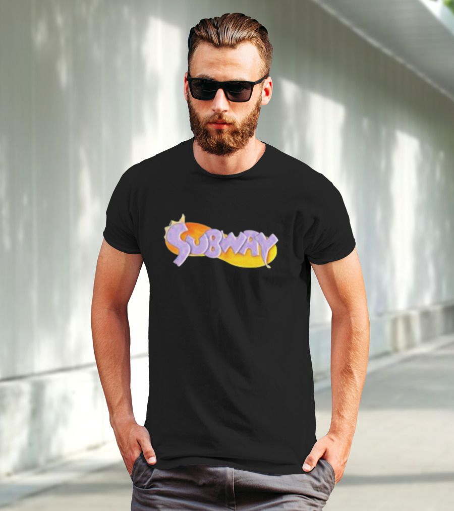 Weaponsofmassdestruction Spyro-Style Subway Logo Dragon Sandwich T-Shirt