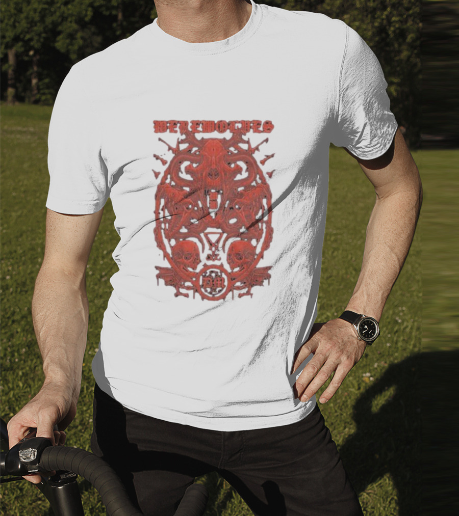 Werewolves Their Own Blood Gothic Skull And Bat T-Shirt
