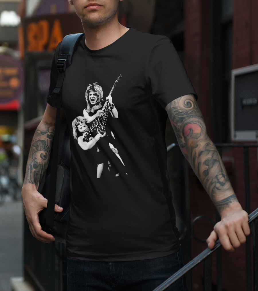 Ozzy Osbourne Randy Rhoads Live Performance Vintage Rock Legends T-Shirt