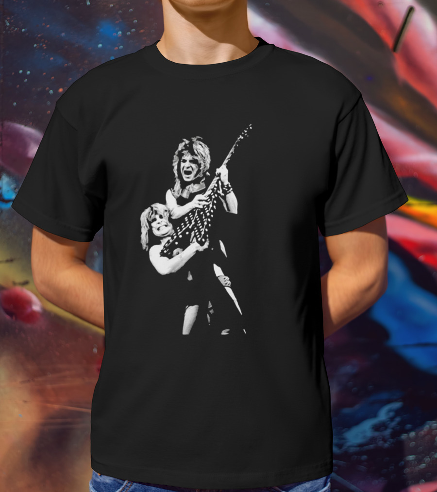 Ozzy Osbourne Randy Rhoads Live Performance Vintage Rock Legends T-Shirt