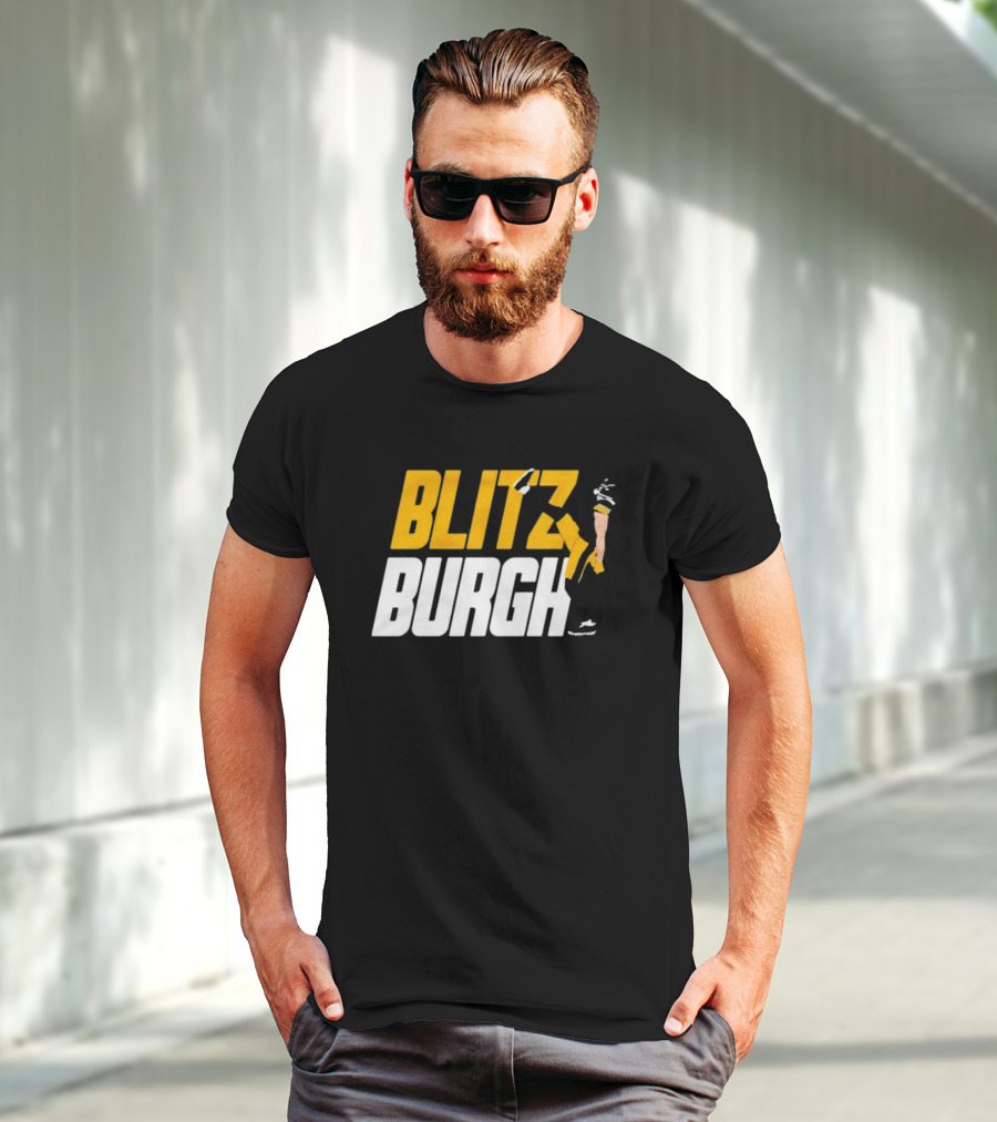 Pittsburgh Steelers Blitzburgh Kicking Action T-Shirt