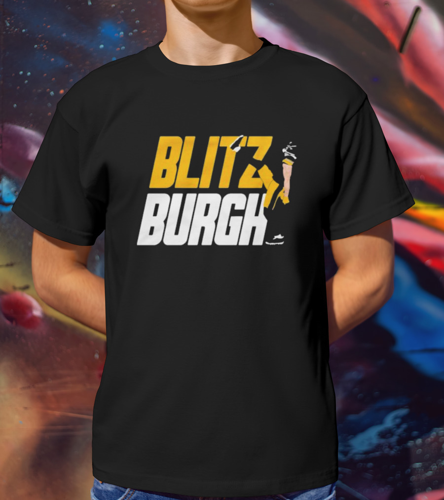 Pittsburgh Steelers Blitzburgh Kicking Action T-Shirt