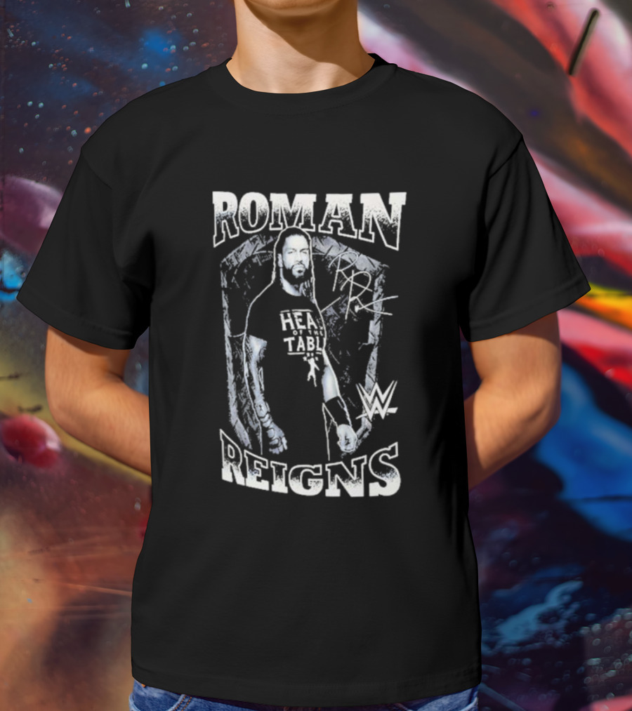 Roman Reigns Head Of The Table WWE Signature Ripple Junction T-Shirt