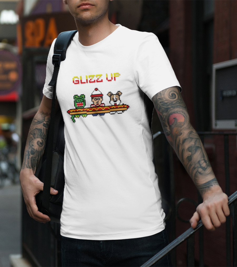 Sir Yacht Glizz Up Pixel Art Boat Adventure T-Shirt