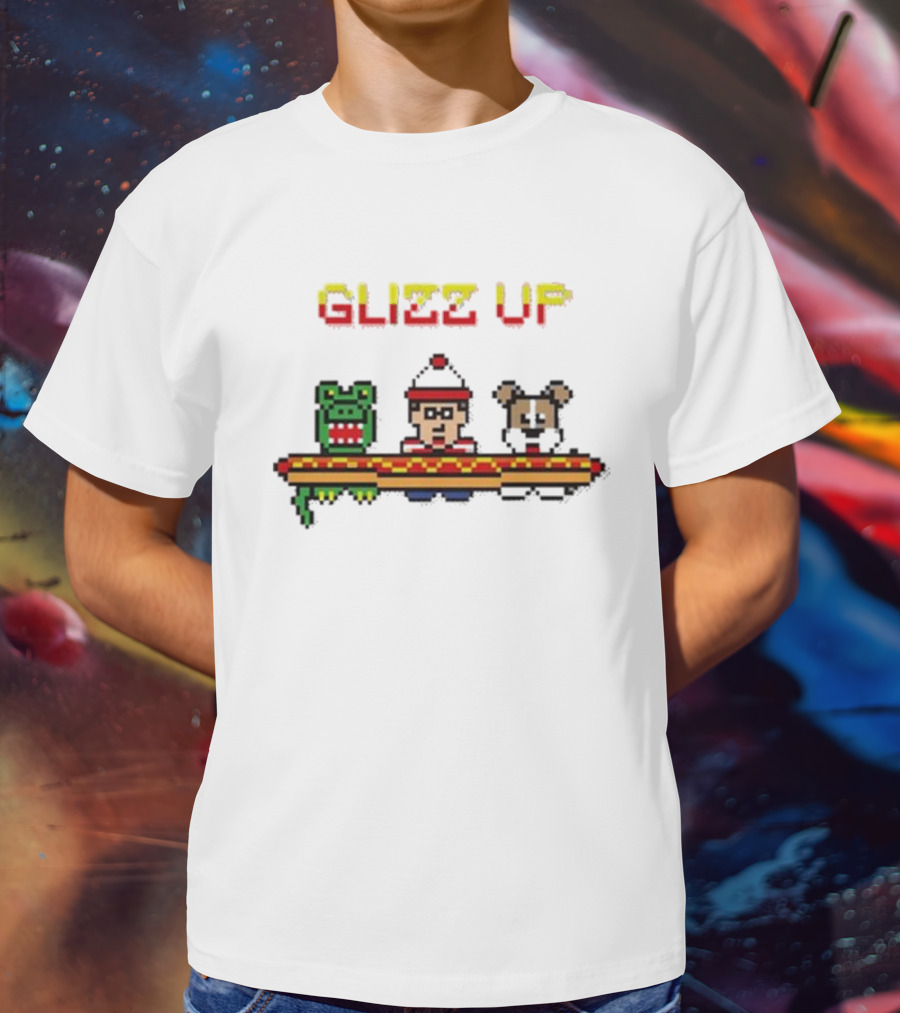 Sir Yacht Glizz Up Pixel Art Boat Adventure T-Shirt