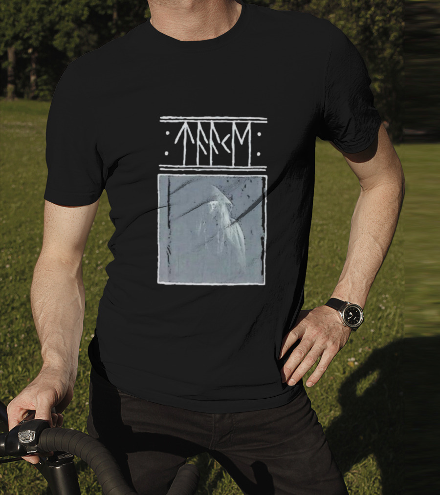 Taake Stridens Hus Nordic Runes Monochrome T-Shirt