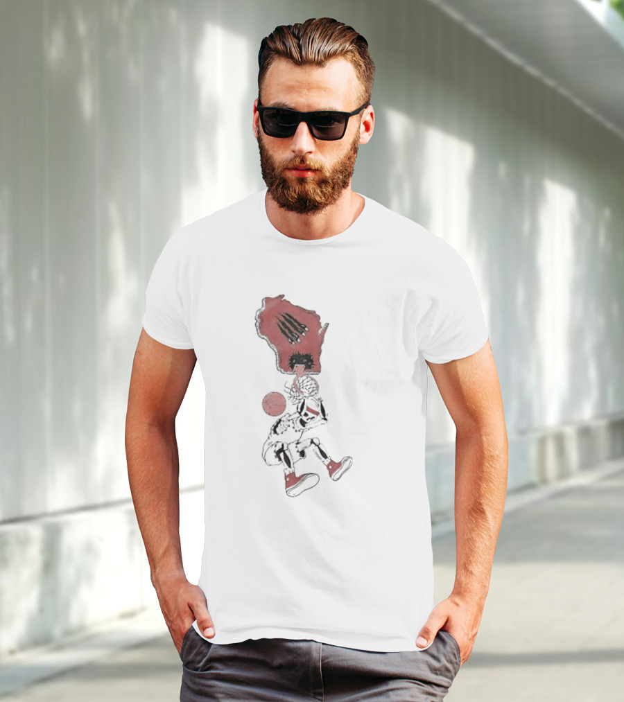 W Skeleton Dunk Wisconsin T-Shirt
