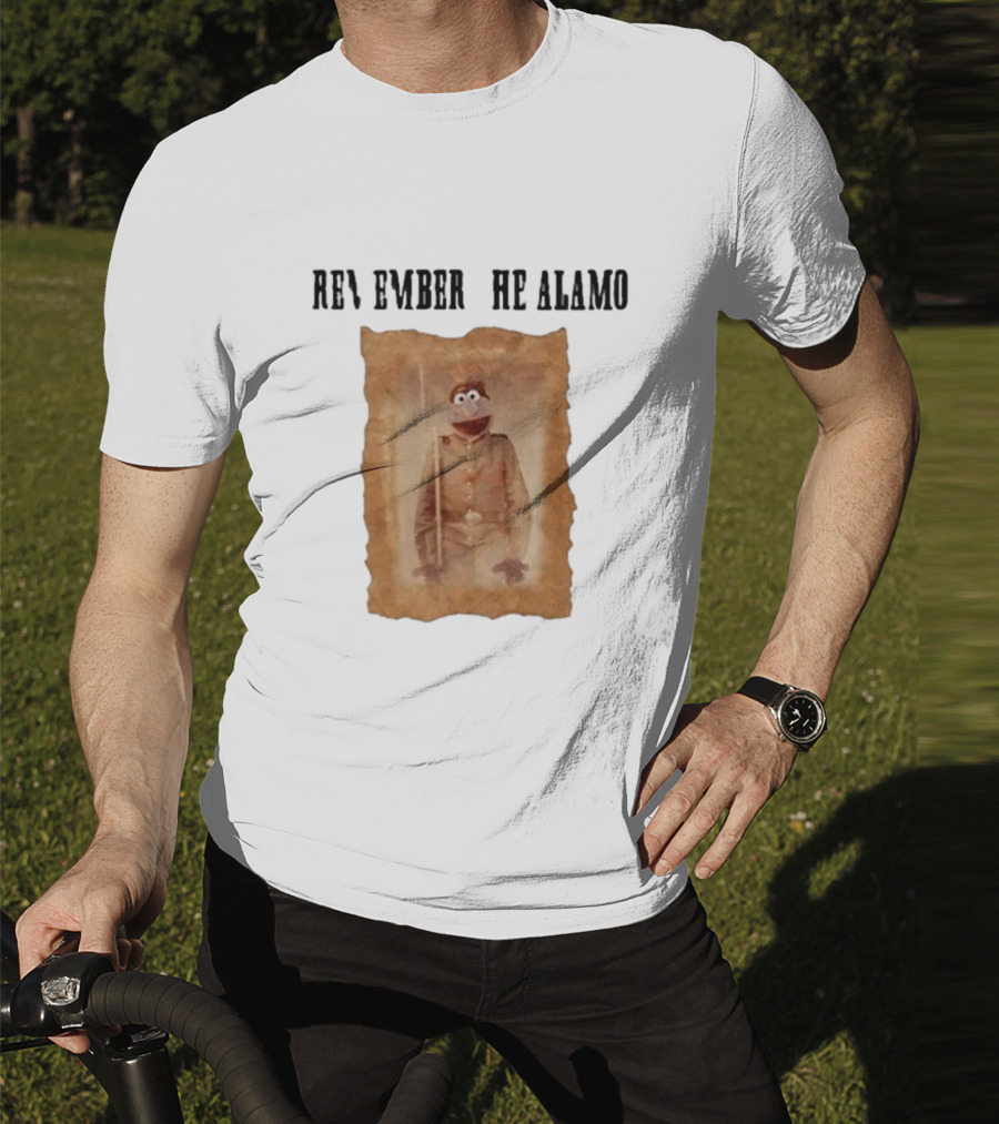 R Remember R He Alamo Lucca International Muppet Gonzo T-Shirt