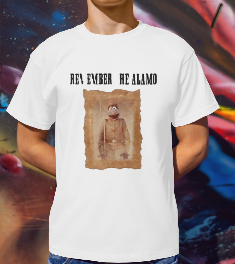 R Remember R He Alamo Lucca International Muppet Gonzo T-Shirt