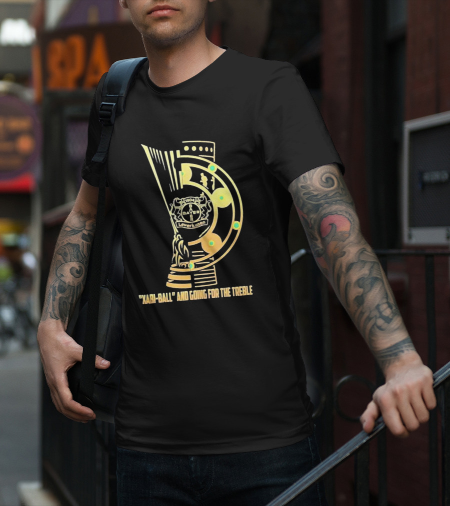Bayer Leverkusen 1904 Xabi-Ball And Going For The Treble T-Shirt