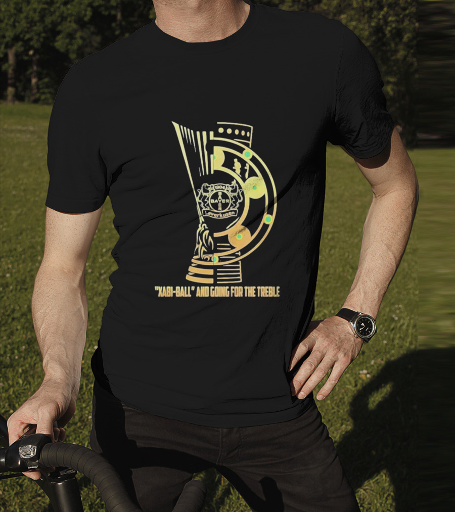 Bayer Leverkusen 1904 Xabi-Ball And Going For The Treble T-Shirt