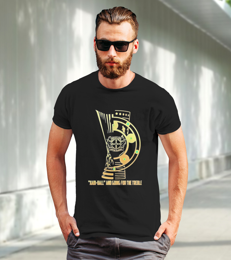 Bayer Leverkusen 1904 Xabi-Ball And Going For The Treble T-Shirt