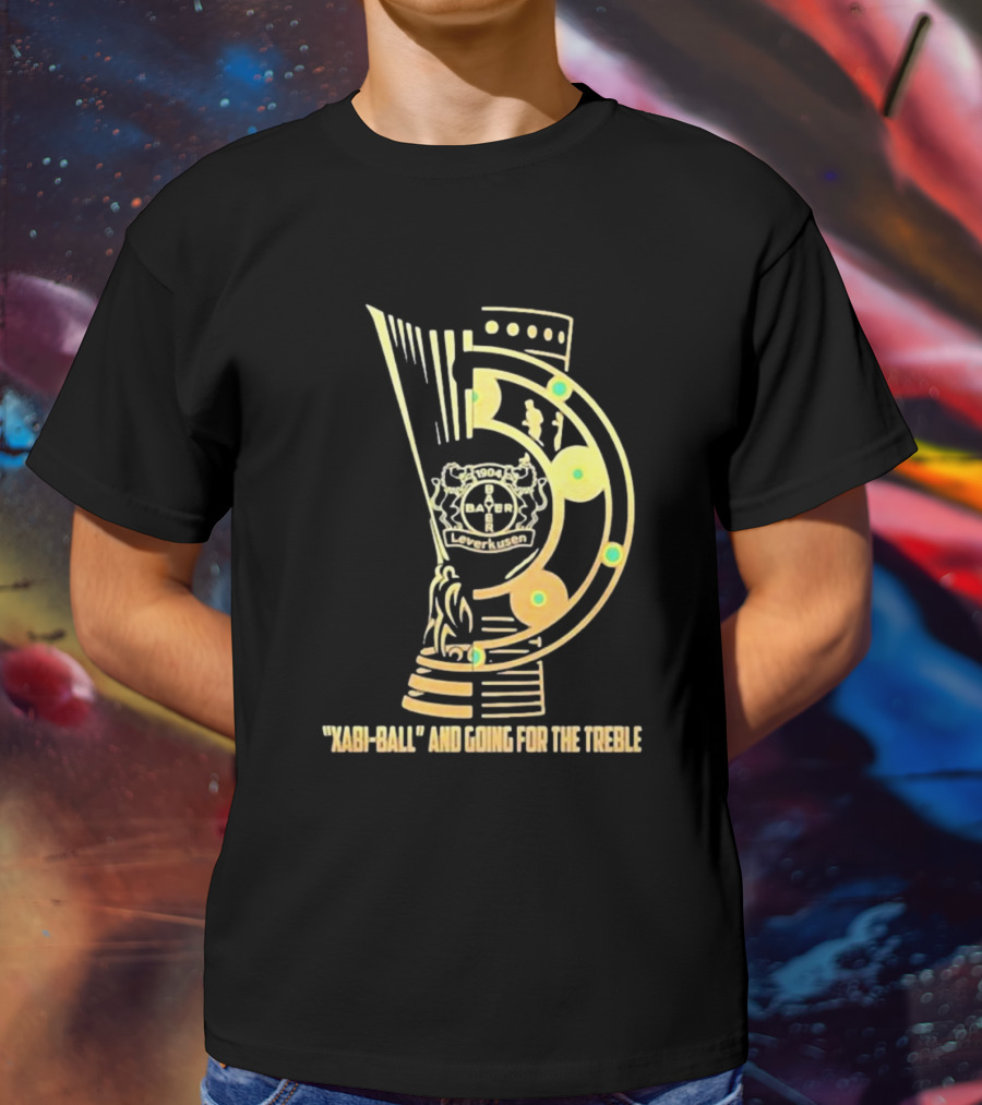 Bayer Leverkusen 1904 Xabi-Ball And Going For The Treble T-Shirt